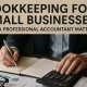 Bookkeeping for Small Businesses: Why a Professional Accountant Matters!